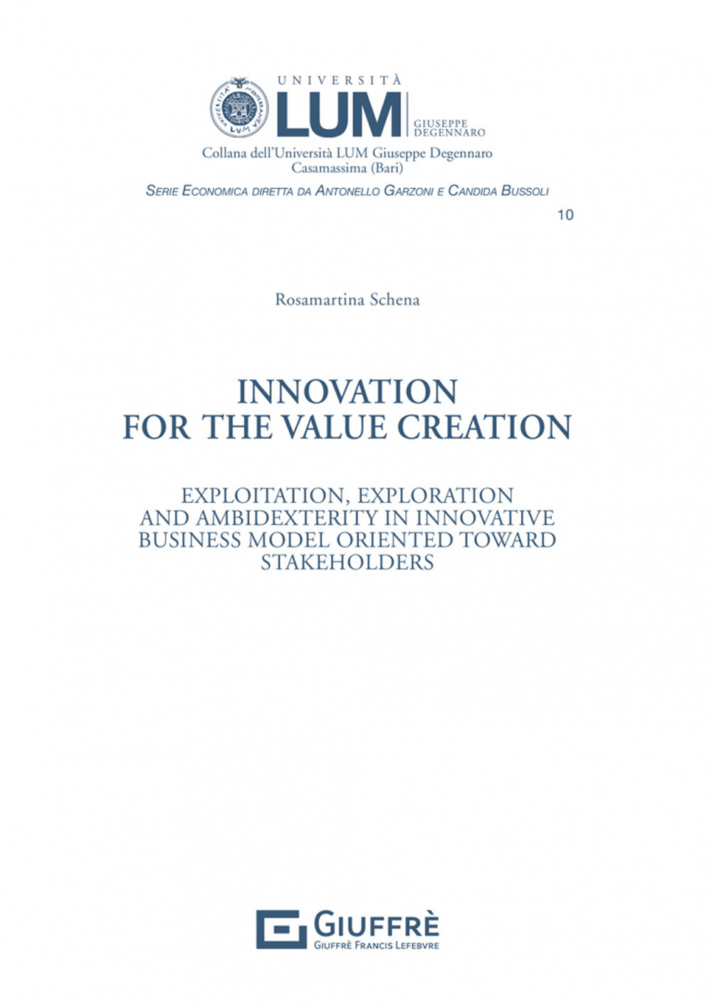 Innovation for the value creation