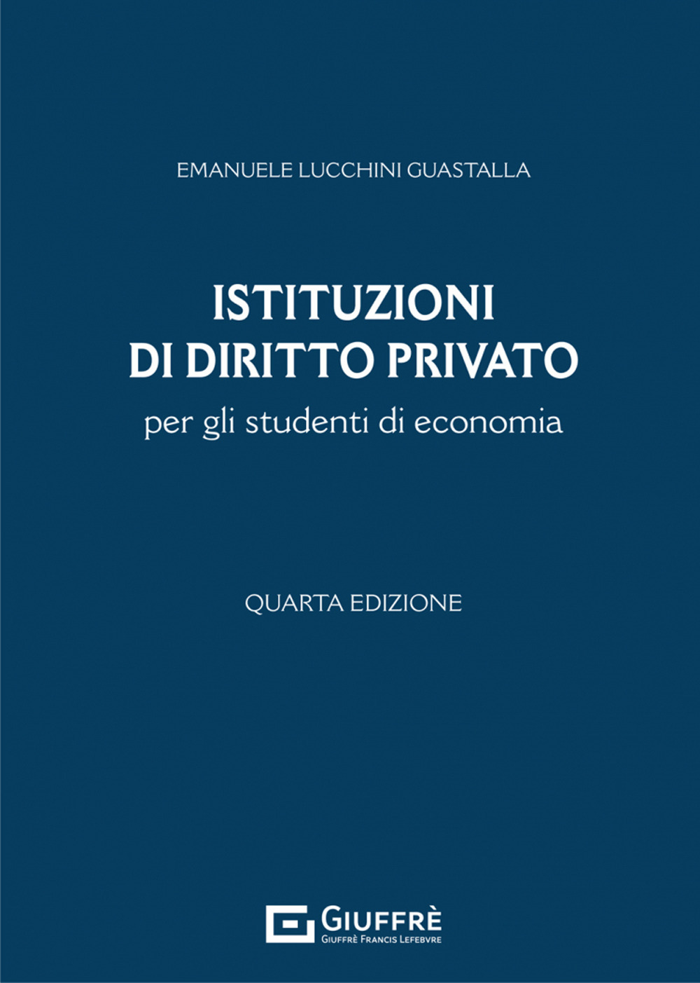Istituzioni di diritto privato per gli studenti di economia