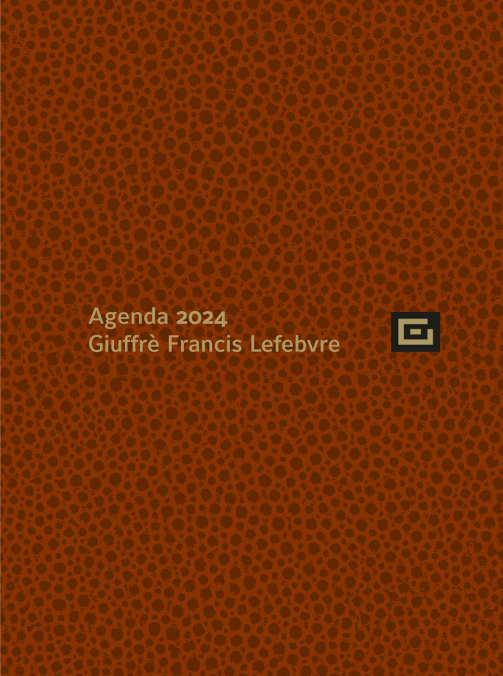 Agenda personale 2024. Ediz. marrone