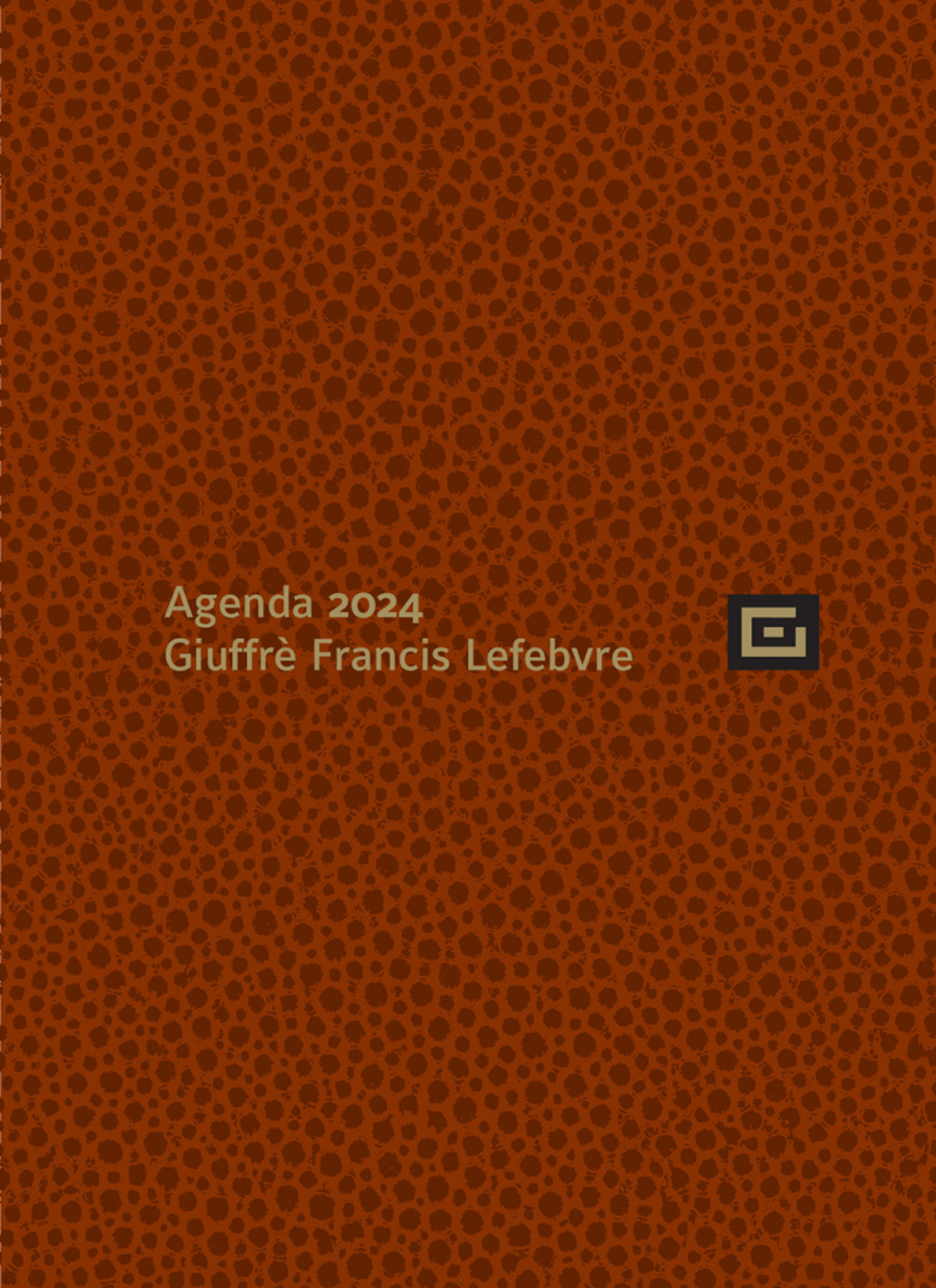 Agenda studio 2024. Ediz. marrone