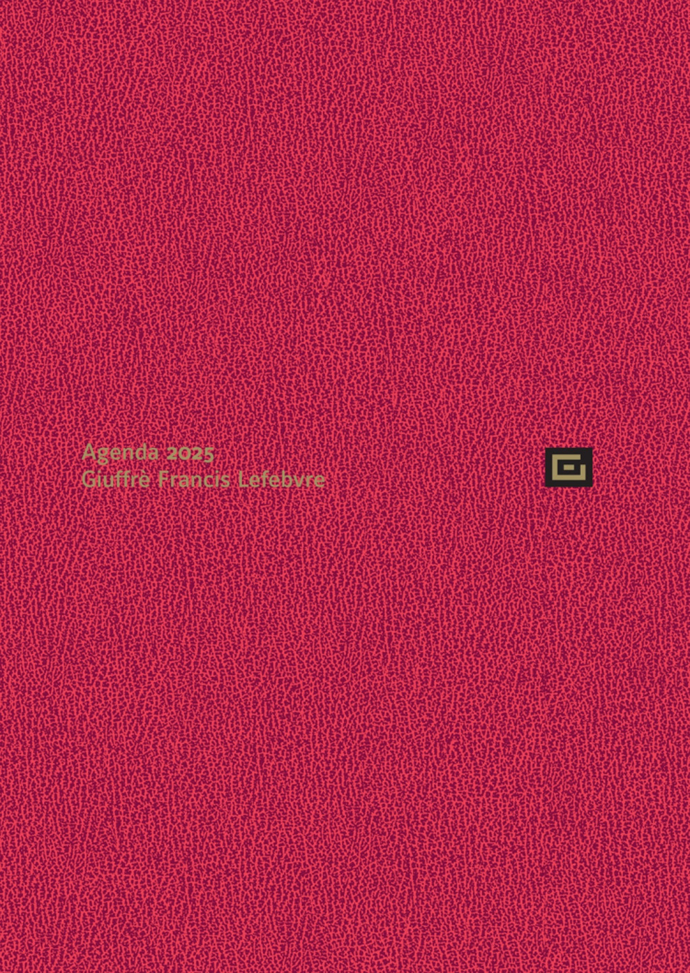 Agenda d'udienza 2025. Ediz. rossa