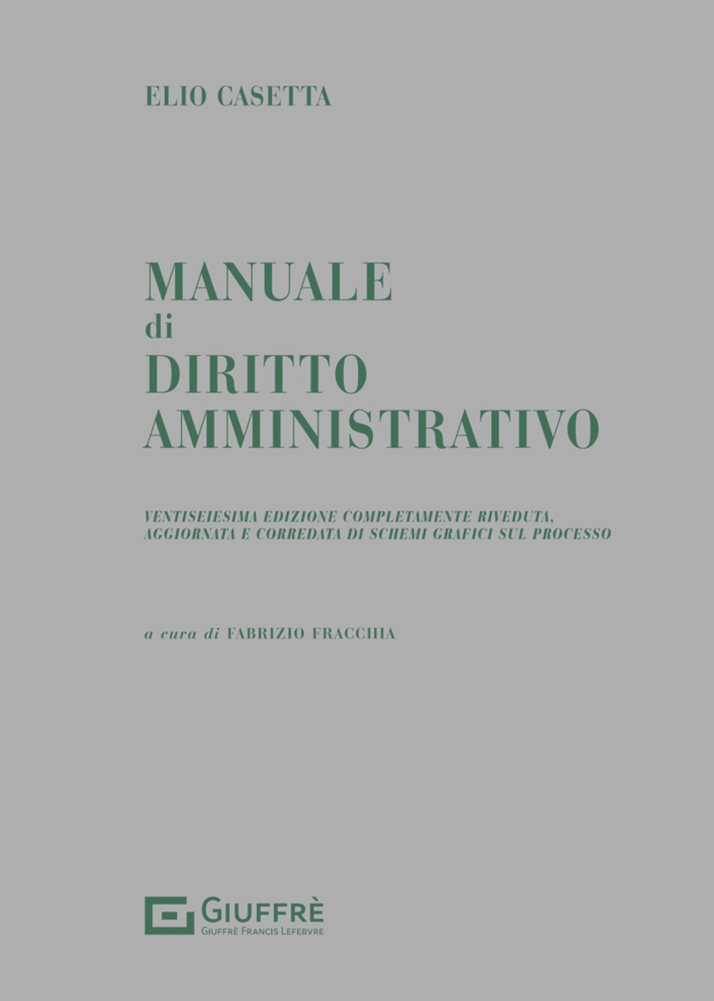 Manuale di diritto amministrativo