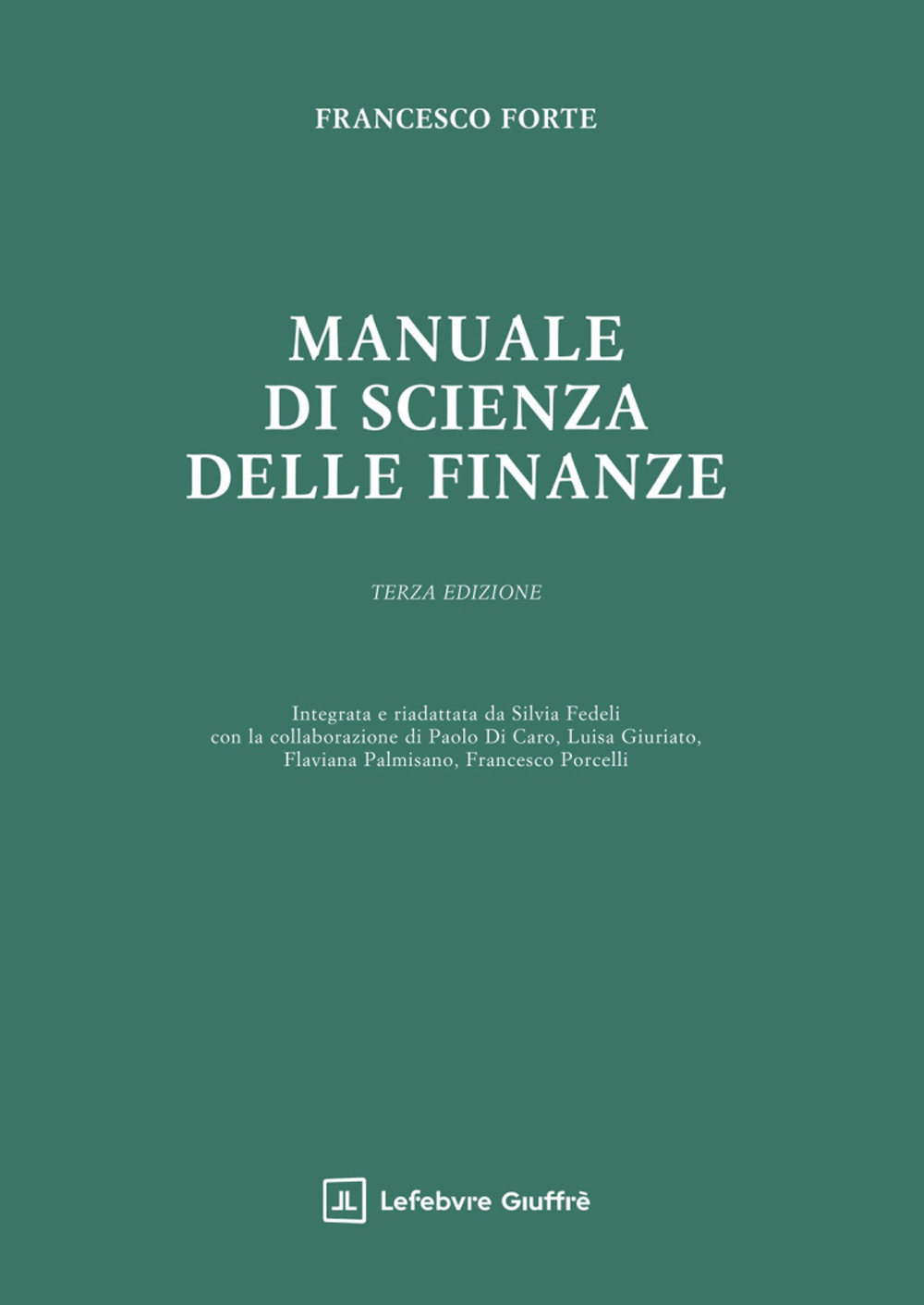 Manuale di scienza delle finanze