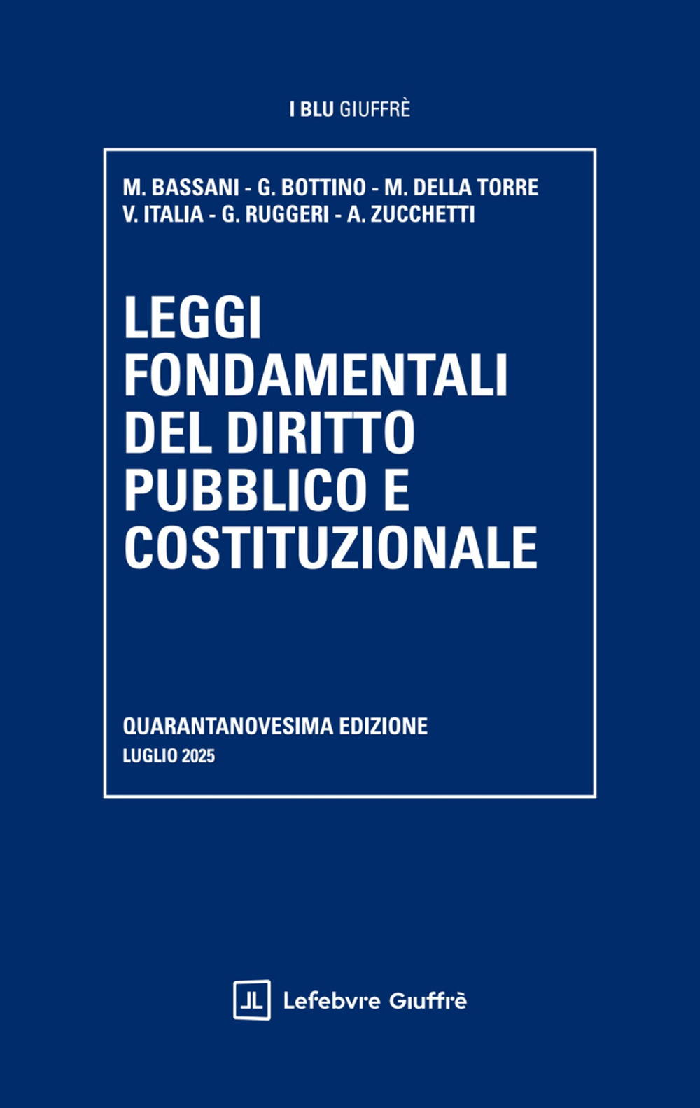 Leggi fondamentali del diritto pubblico e costituzionale