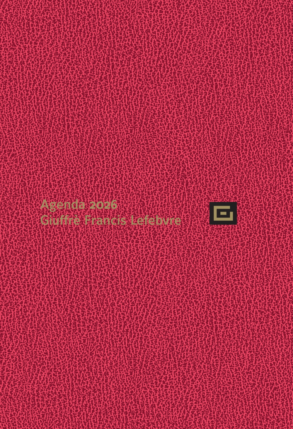 Agenda d'udienza 2026. Ediz. rossa