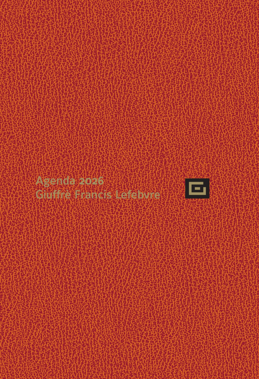 Agenda d'udienza 2026. Ediz. arancione