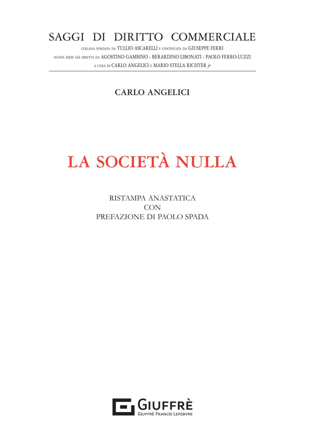 La società nulla