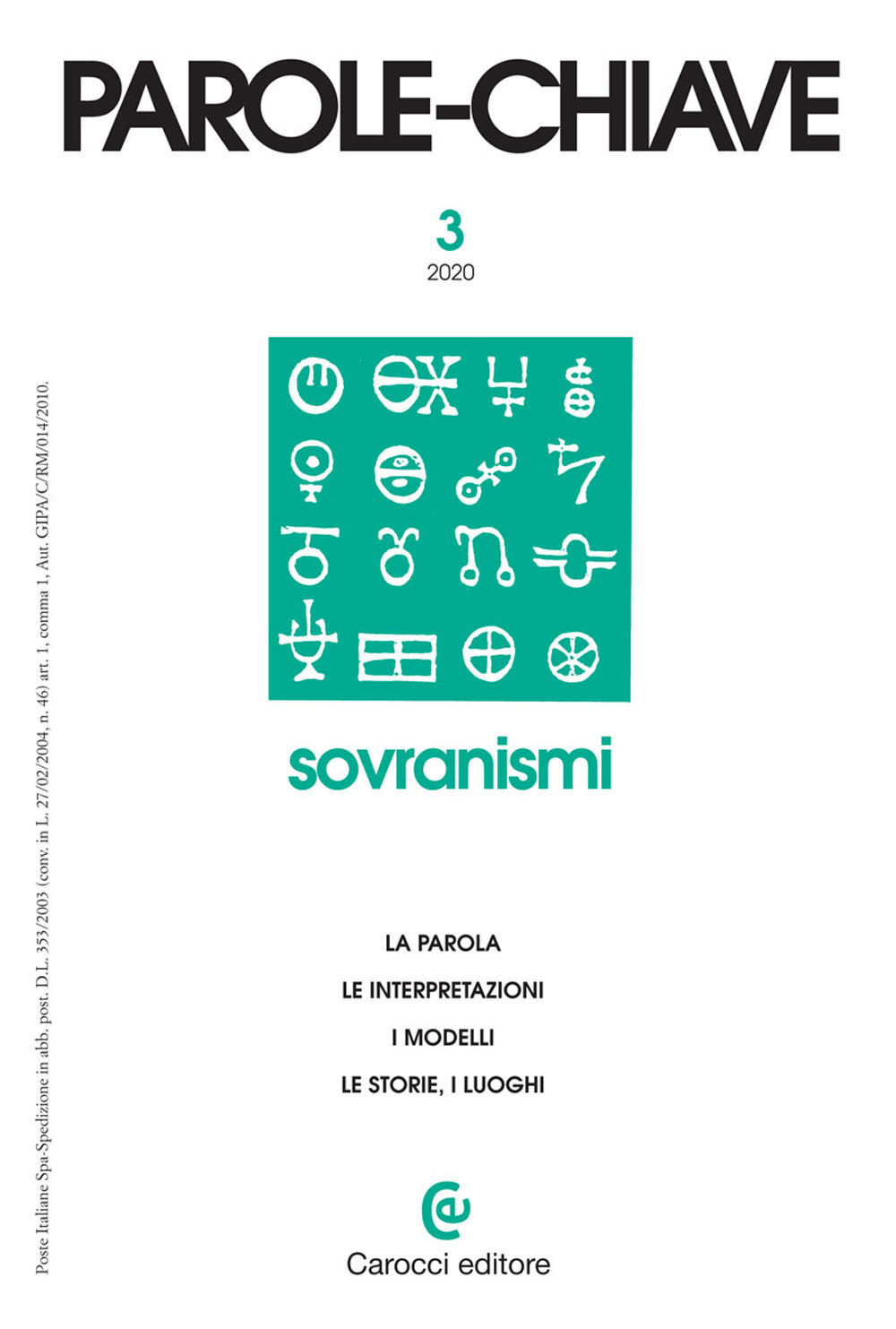 Parolechiave. Vol. 1: Sovranismi