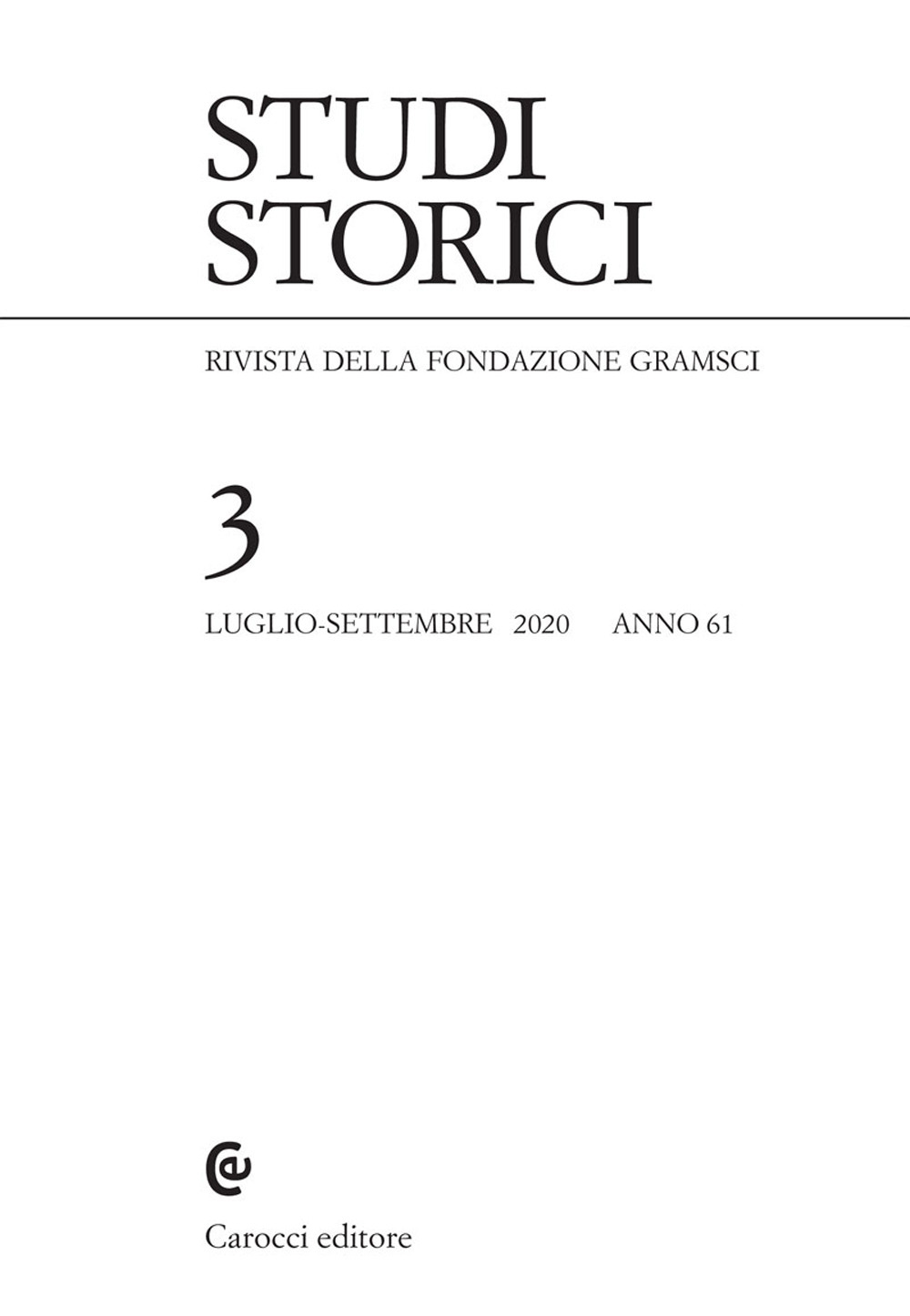 Studi storici. Vol. 3