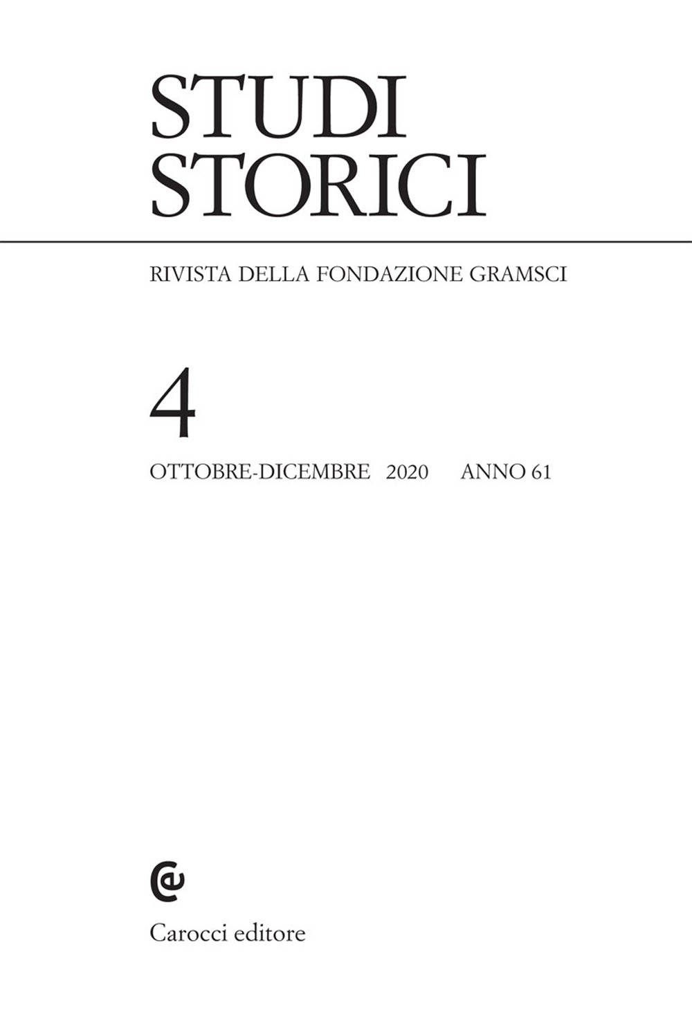Studi storici. Vol. 4