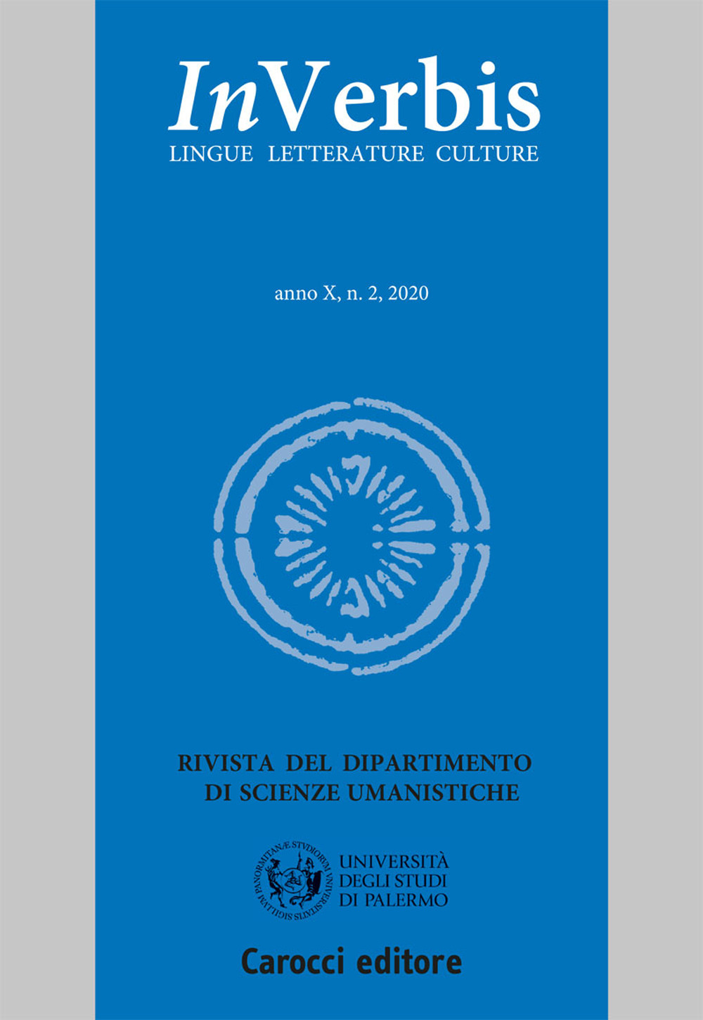 Inverbis. Lingue letterature culture. Vol. 2