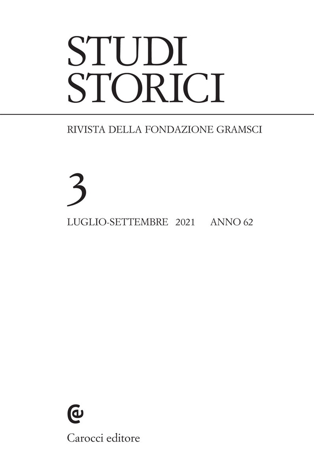 Studi storici. Vol. 3