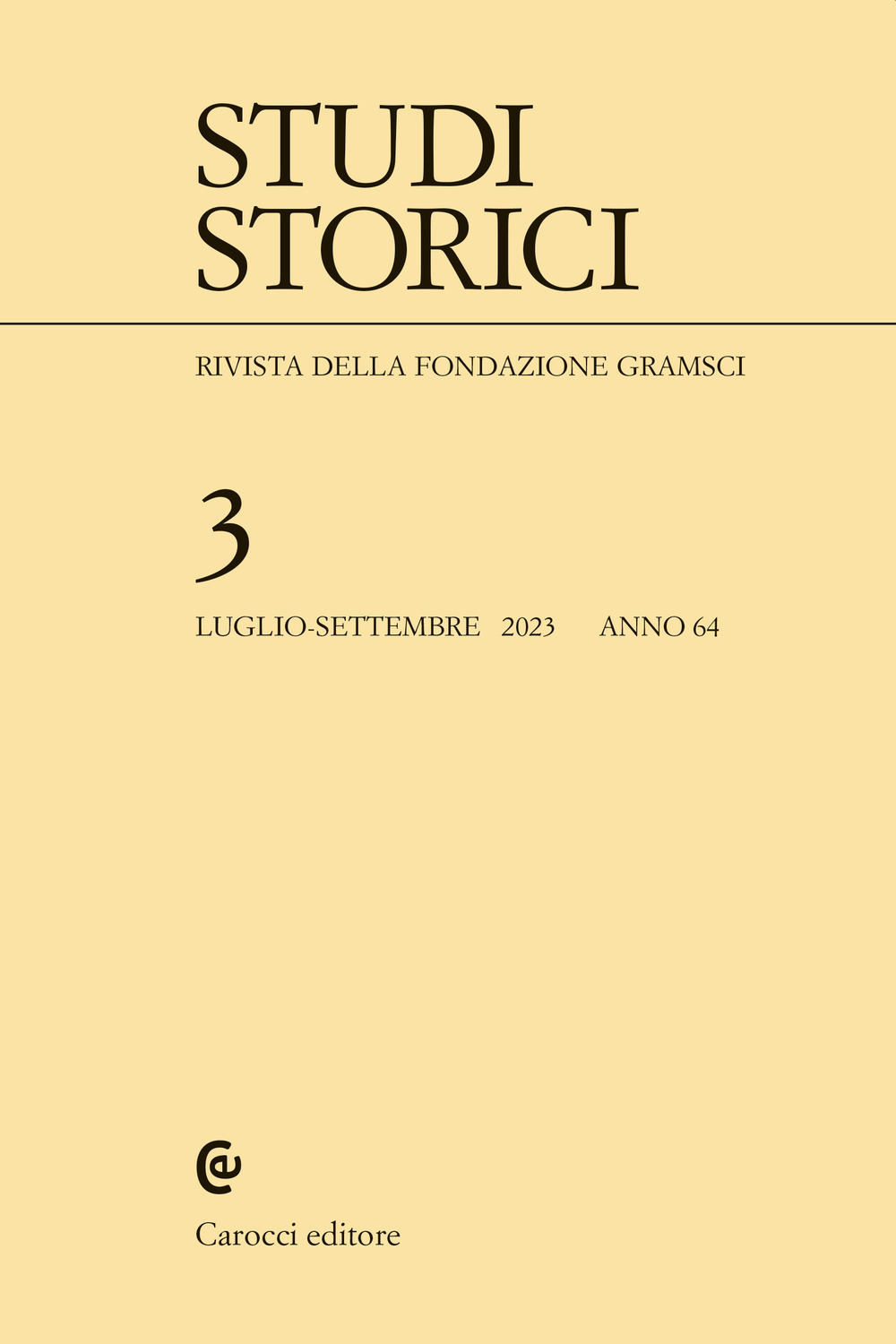 Studi storici. Vol. 3
