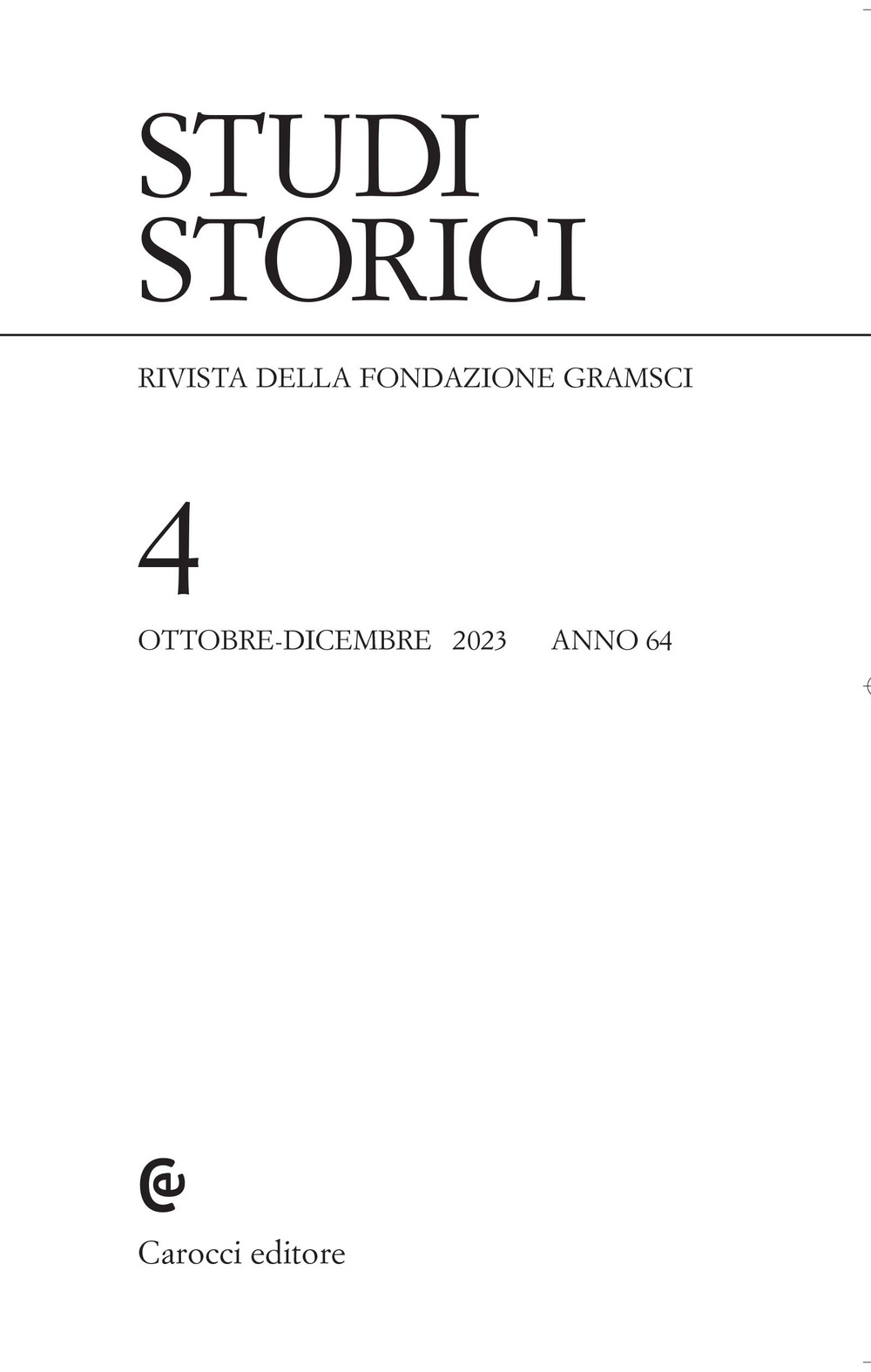 Studi storici. Vol. 4