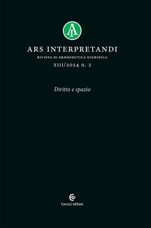 Ars interpretandi. Vol. 2: Diritto e spazio