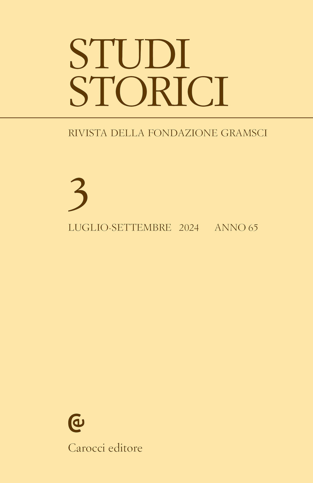 Studi storici. Vol. 3