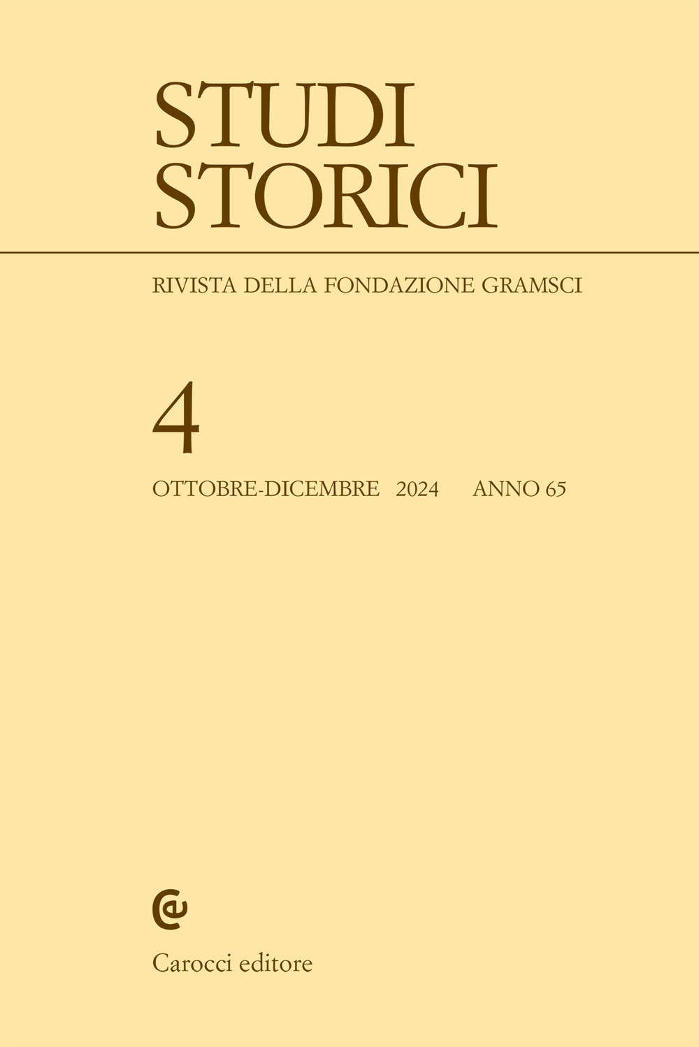 Studi storici. Vol. 4
