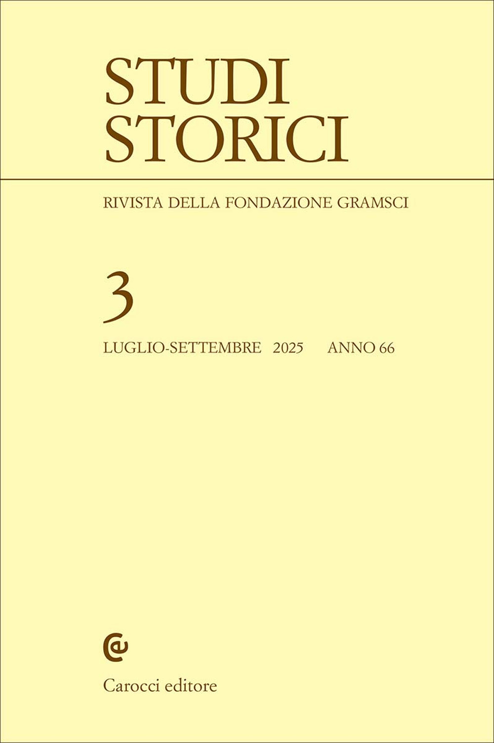 Studi storici. Vol. 3