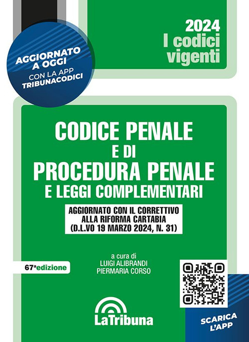 Codice penale e di procedura penale e leggi complementari
