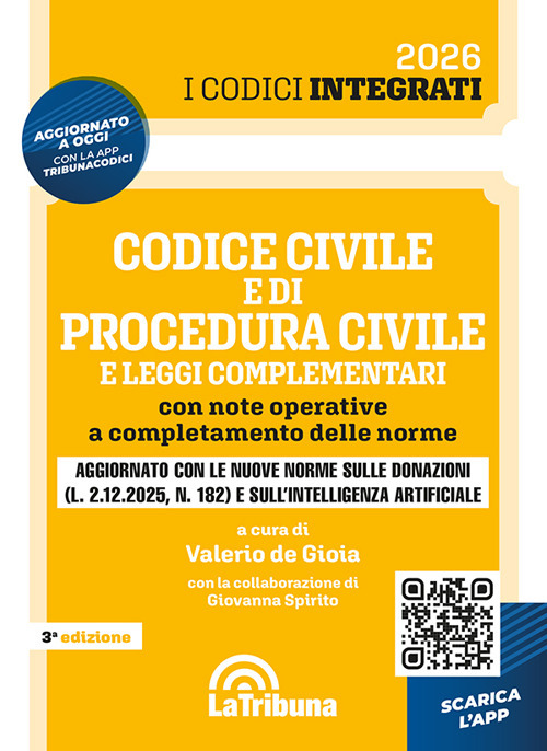 Codice civile e di procedura civile e leggi complementari