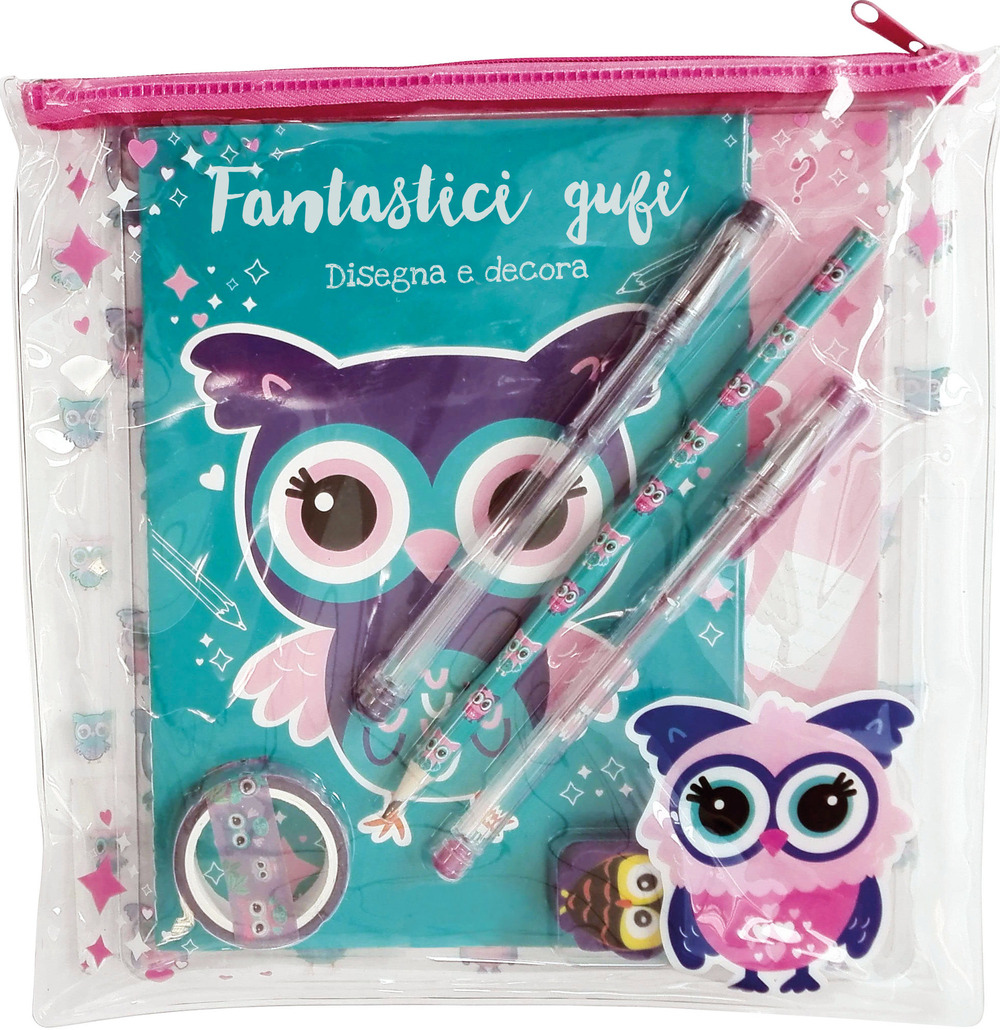 Fantastici gufi. Disegna e decora