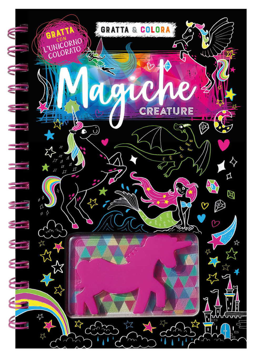 Magiche creature. Gratta & colora