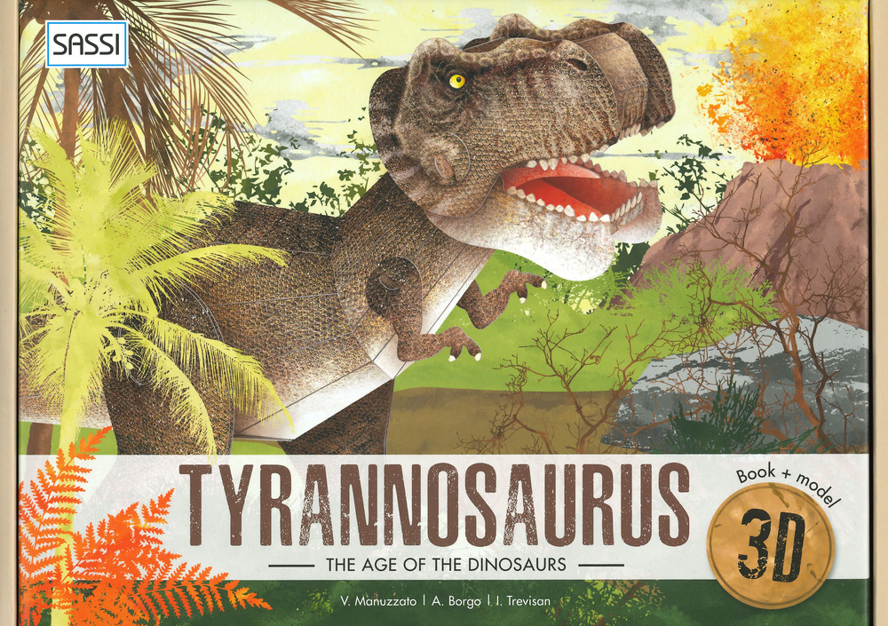 The age of dinosaurs. 3D tyrannosaurus