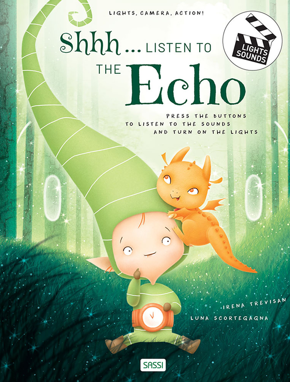 Shhh… listen to the echo. Lights, camera, action! Libro sonoro