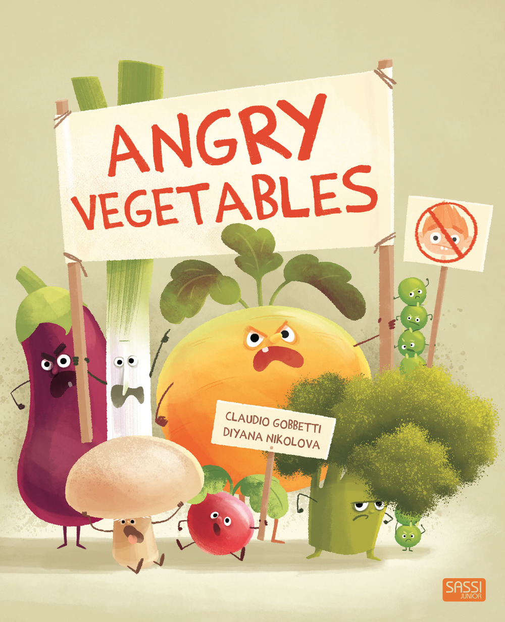 Angry vegetables. The factory of useless things