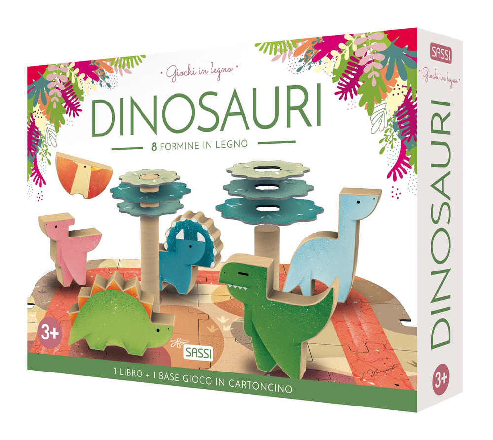 I dinosauri. Giochi in legno