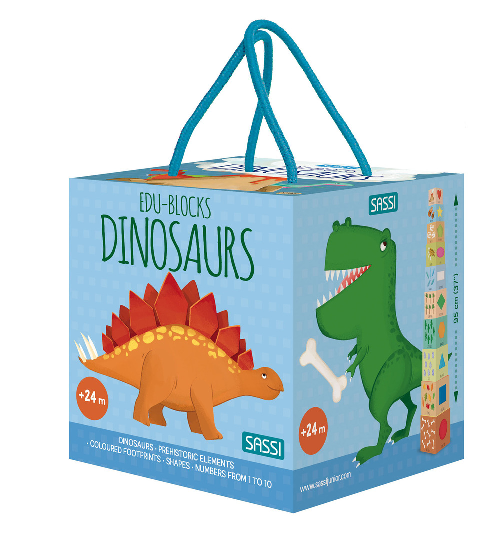 Dinosaurs. Edu-blocks