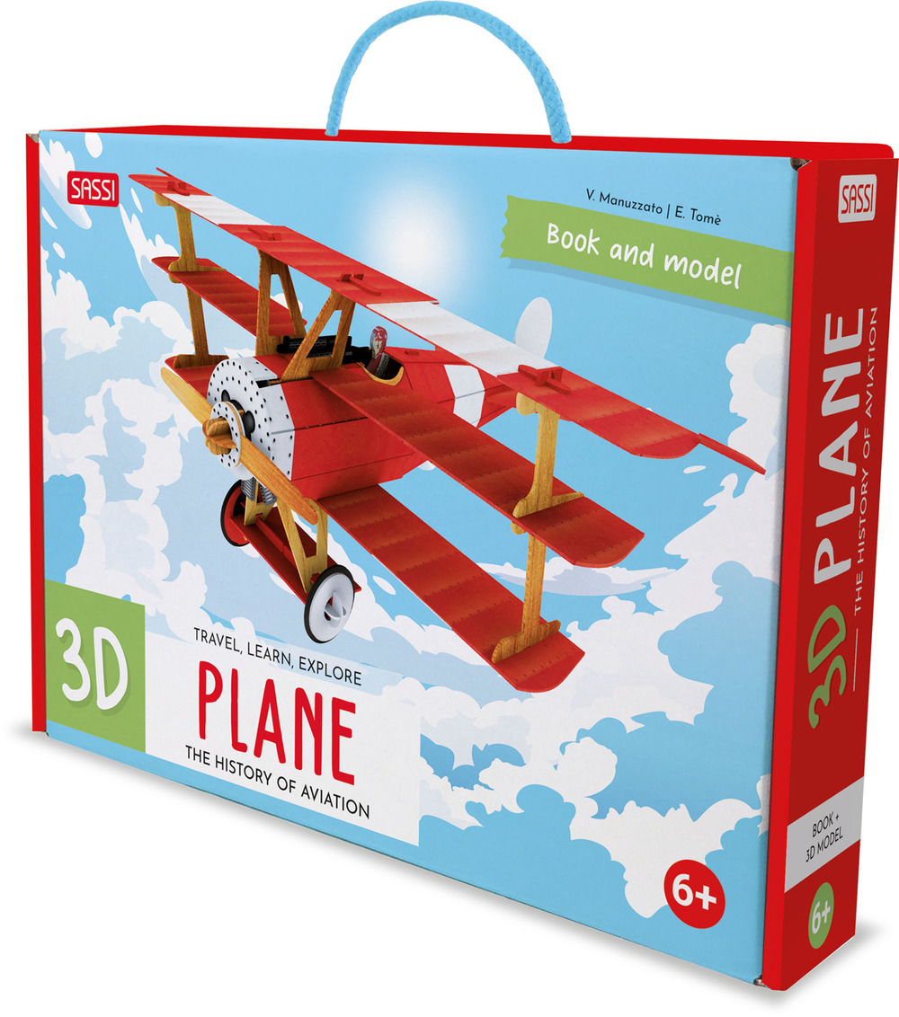 3D Plane. The History of Aviation. Travel, Learn and Explore