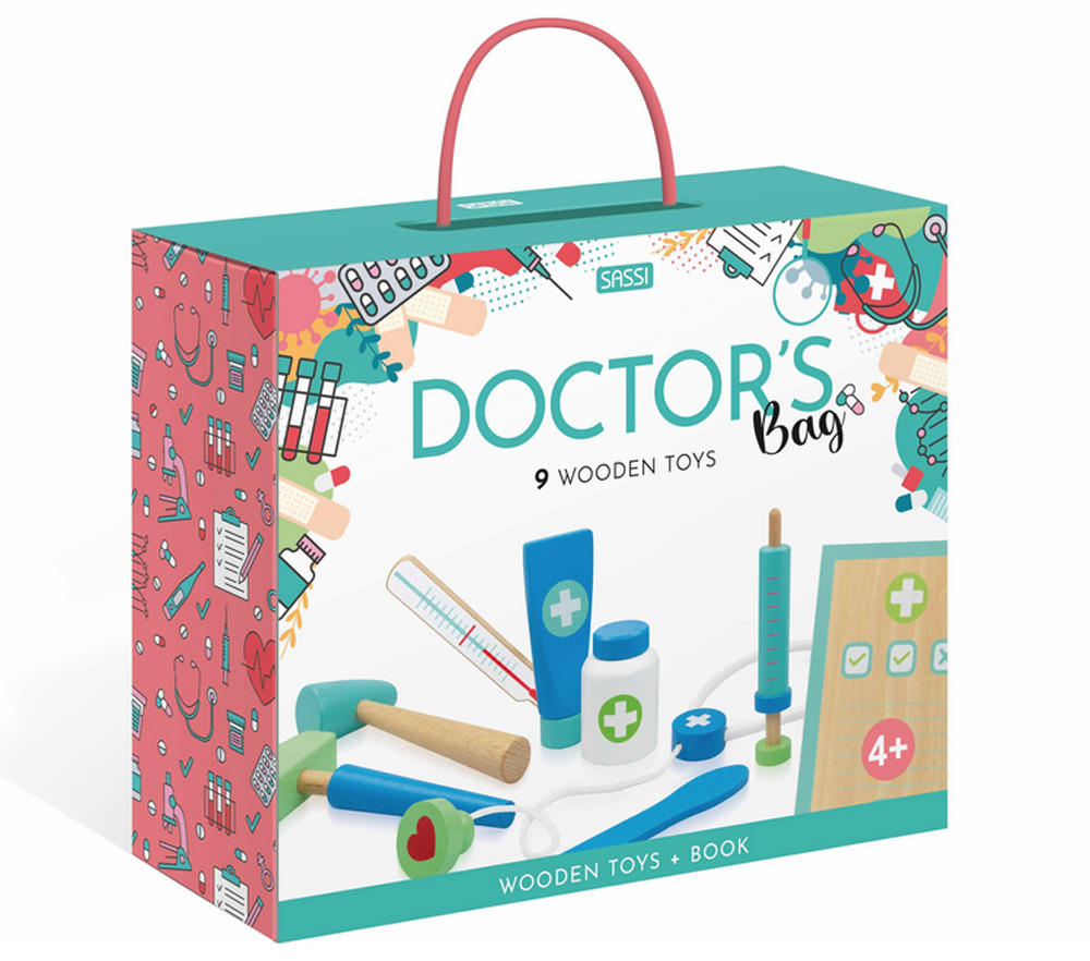 Doctor's bag. Wooden toys