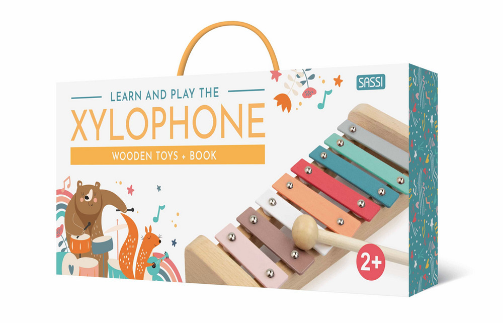 Play and learn with the xylophone. Wooden toys