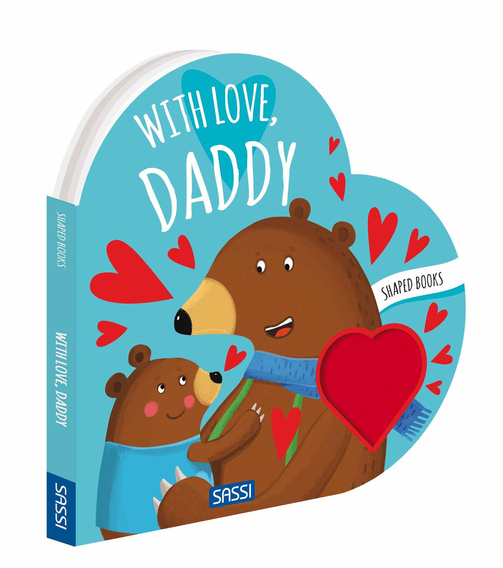 With love, daddy. Shaped books