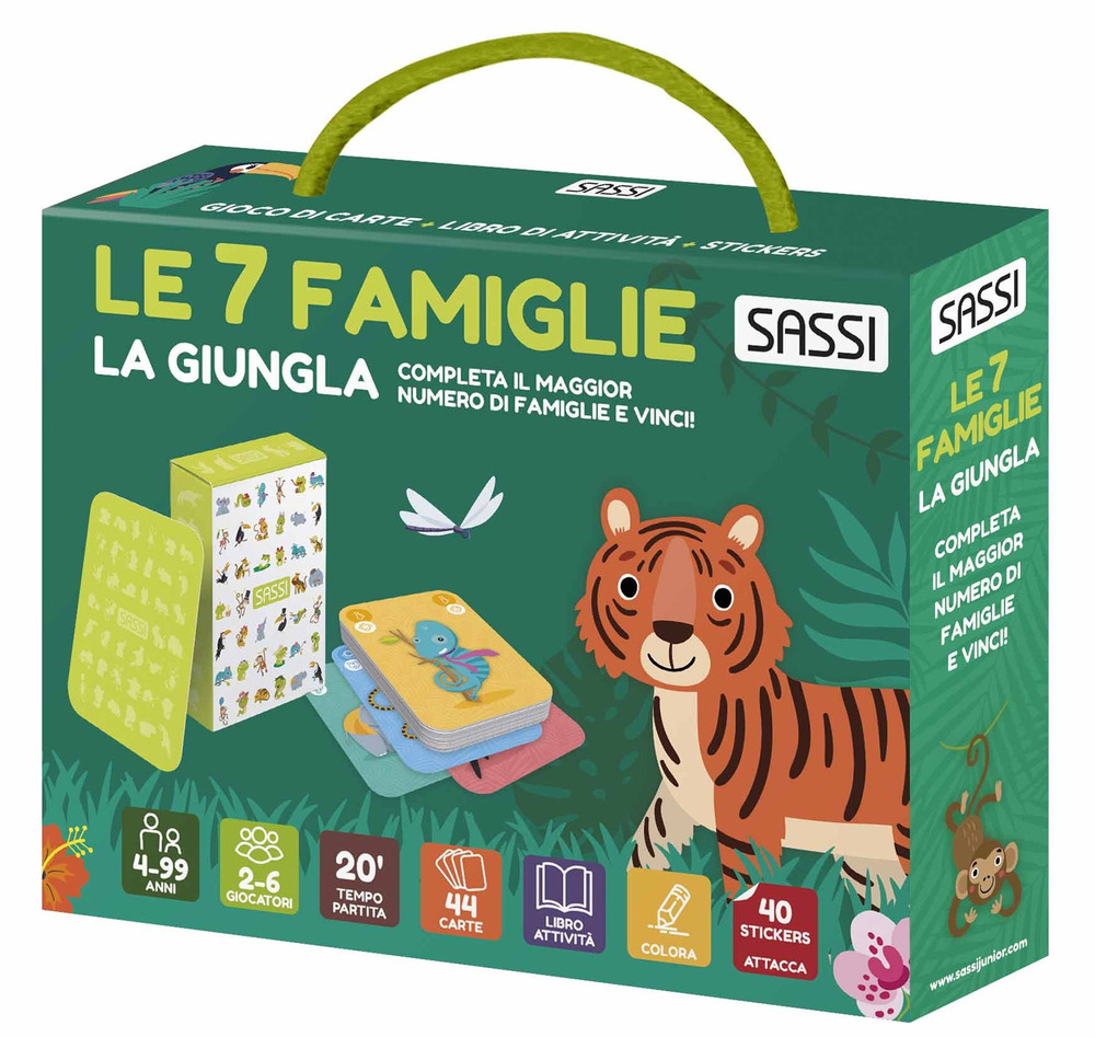 La giungla. Le 7 famiglie. Valigetta con carte e stickers