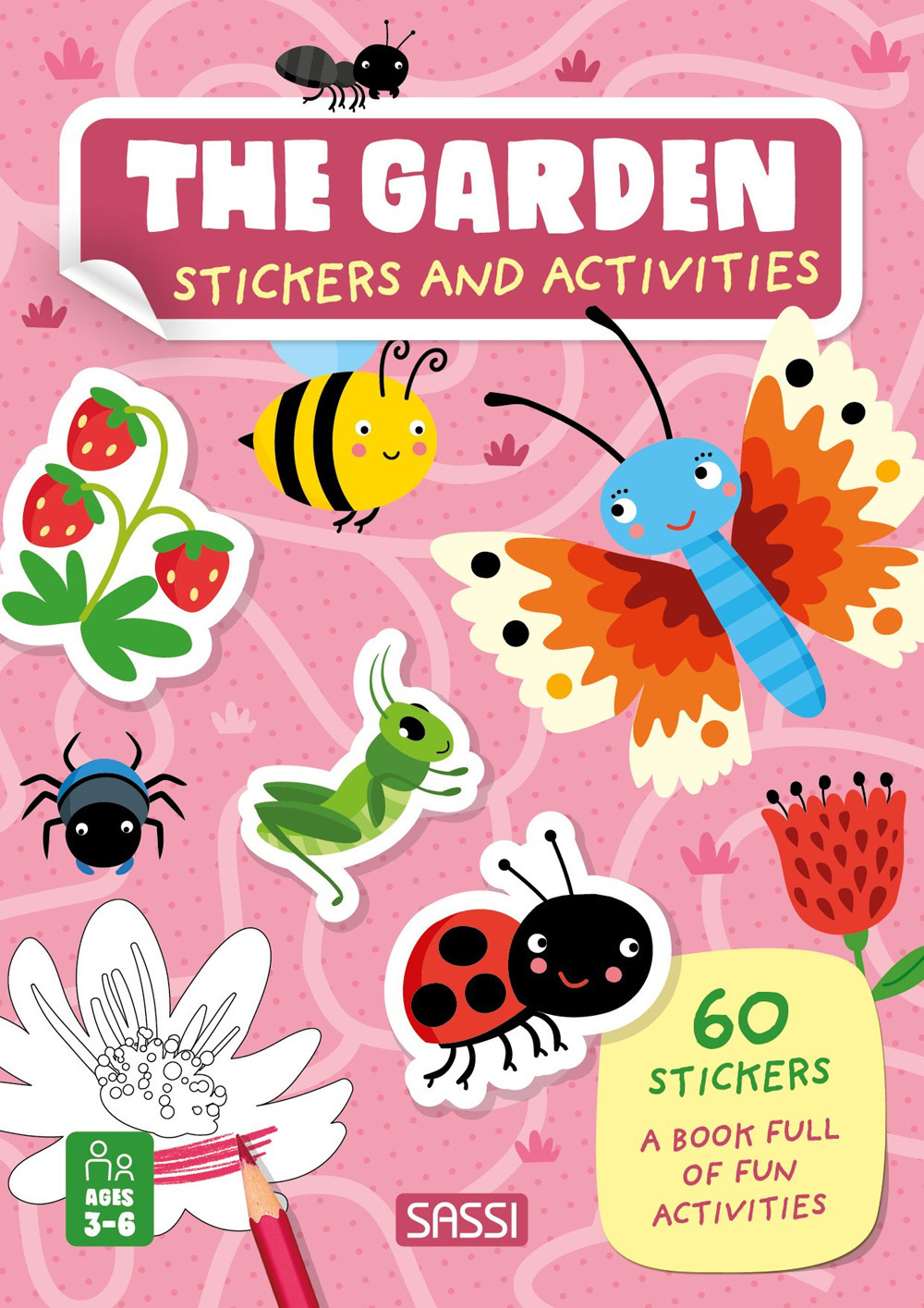 The garden. Stickers and activities