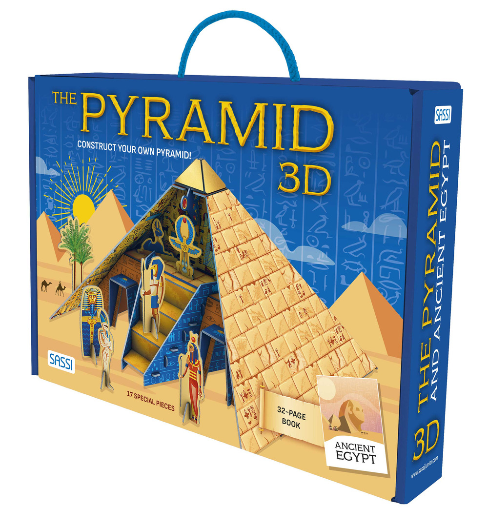 Ancient Egypt. The 3D pyramid
