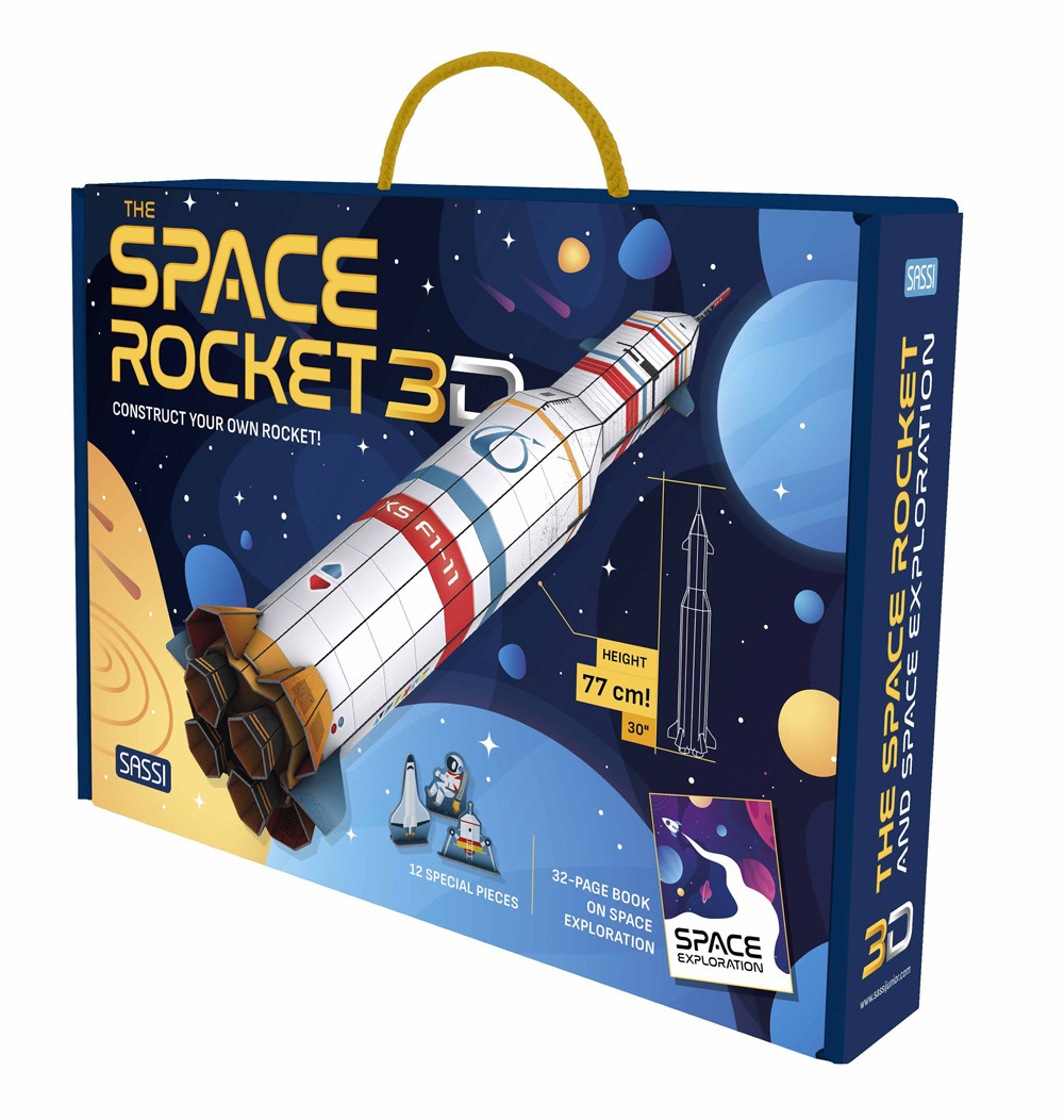 The space rocket 3D. Construct your own rocket!