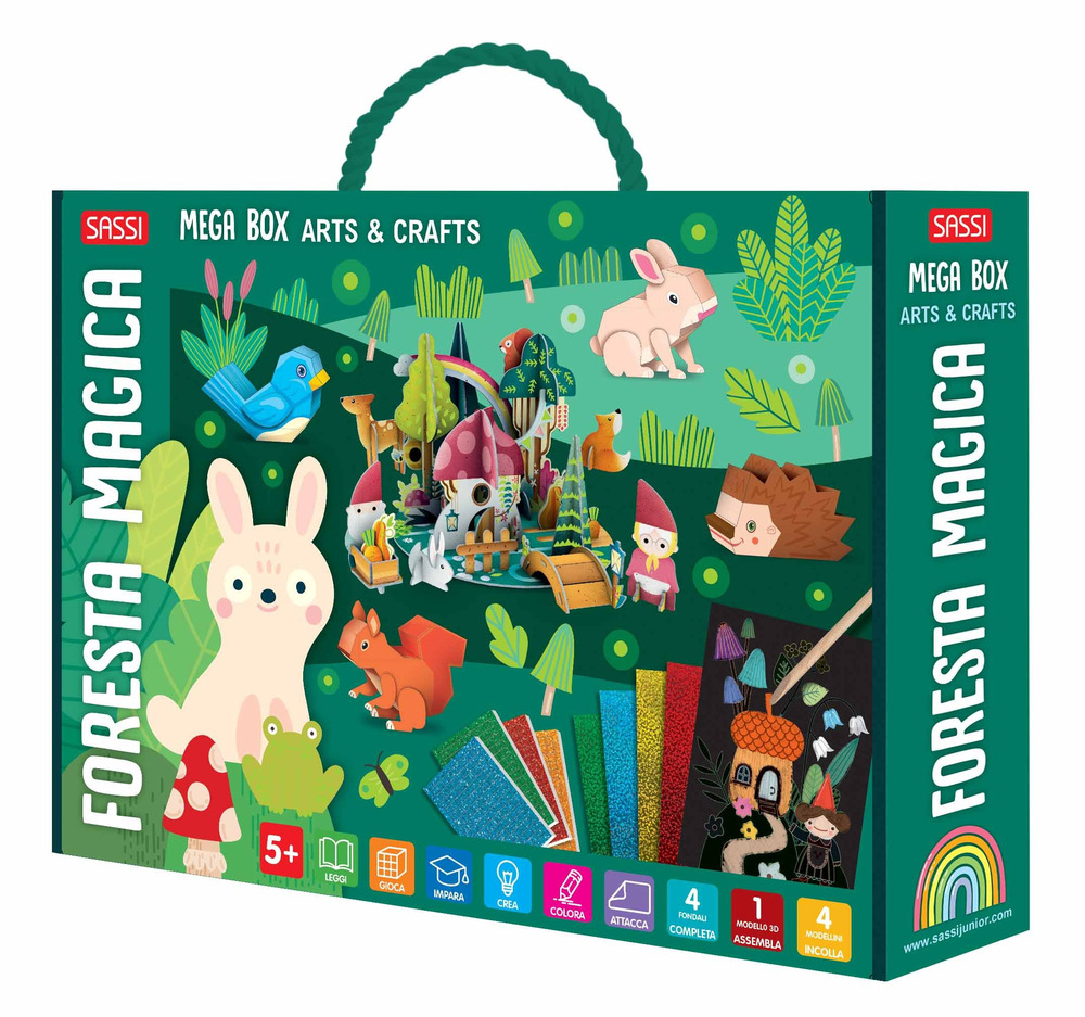 La foresta magica. Mega box arts & crafts