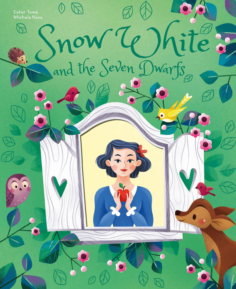 Snow white and the seven dwarfs. Die-cut fairy tales
