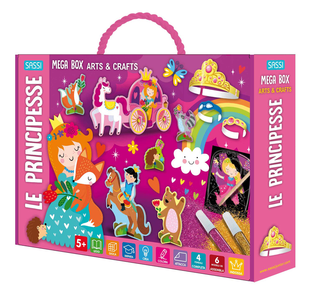 Le principesse. Mega box arts & crafts