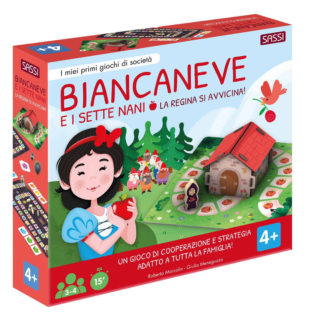Biancaneve e i sette nani. La regina si avvicina! I miei primi giochi di società