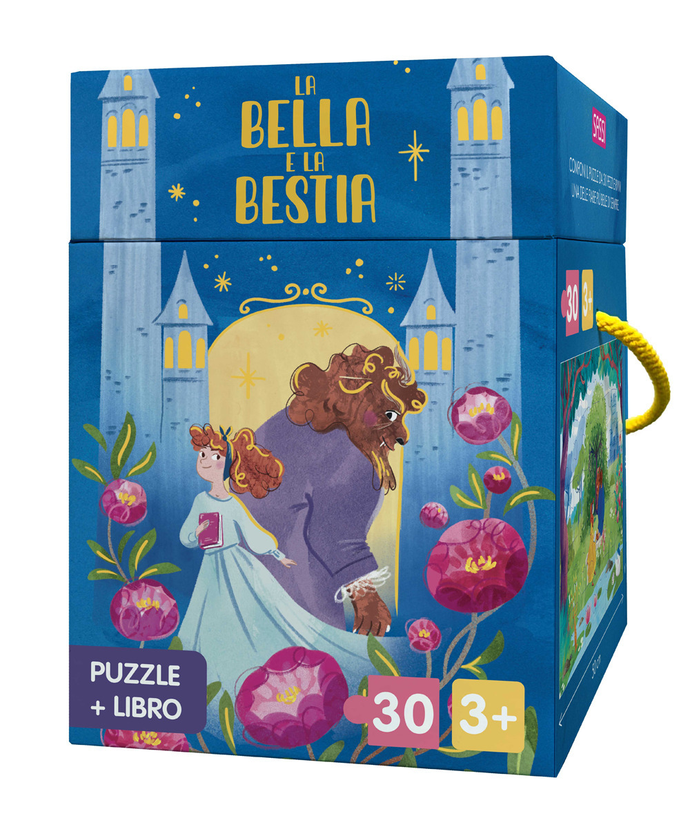 La bella e la bestia. Puzzle e libro