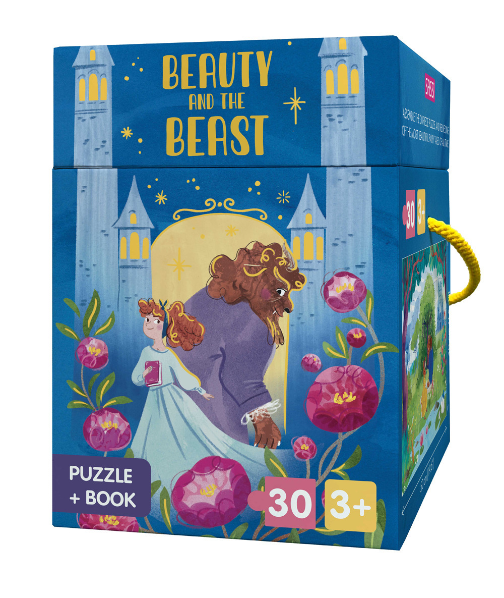The Beauty and the Beast. Puzzle and book