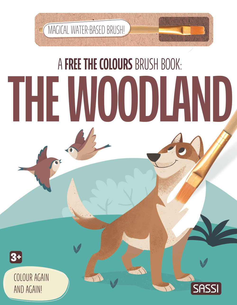 The woodland. A free the colours brush book