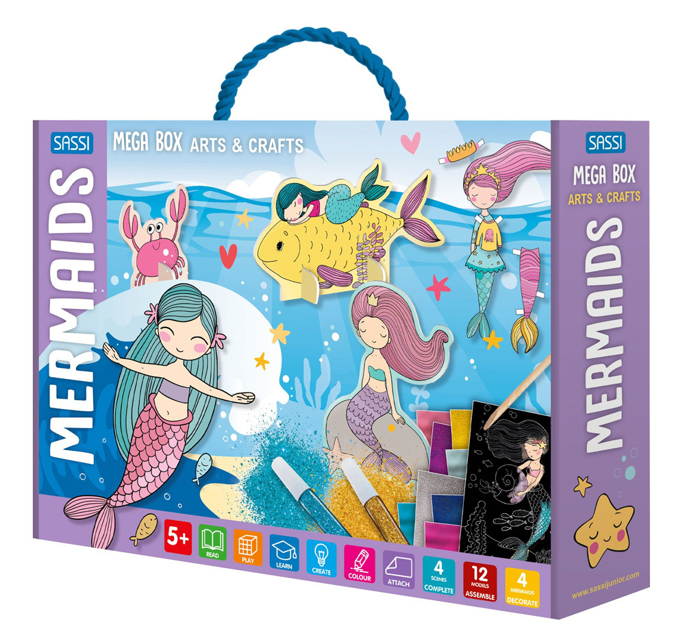 Mermaids. Mega box arts & crafts