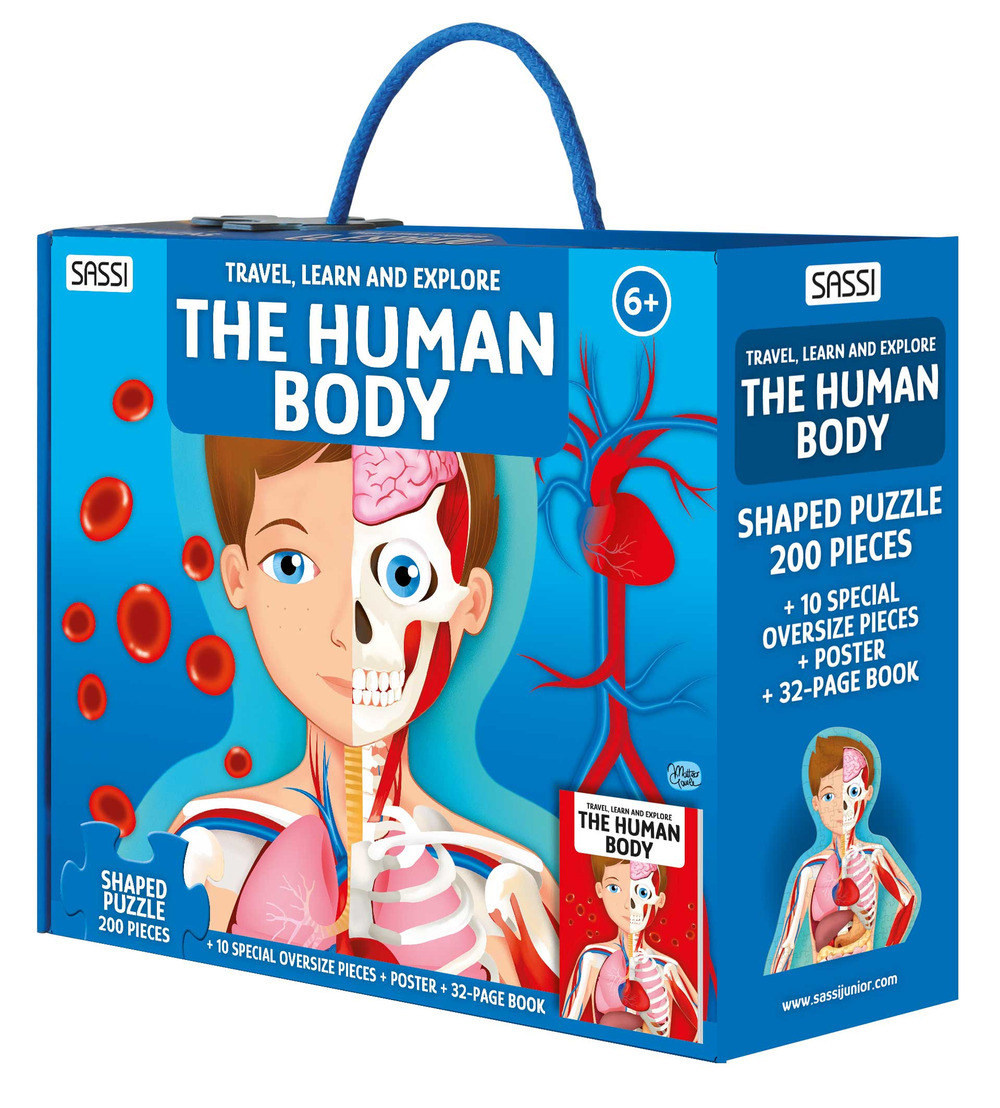 The human body. Travel, learn and explore