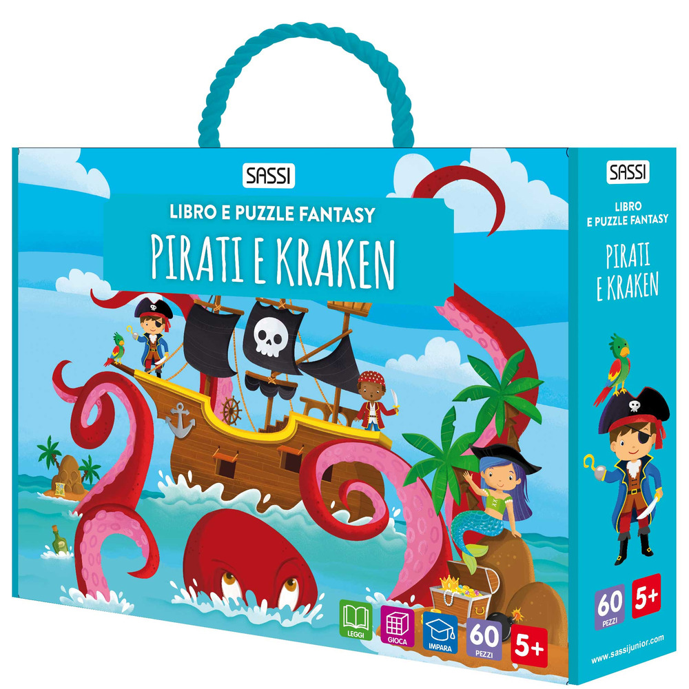 Pirati e Kraken. Libro e puzzle fantasy