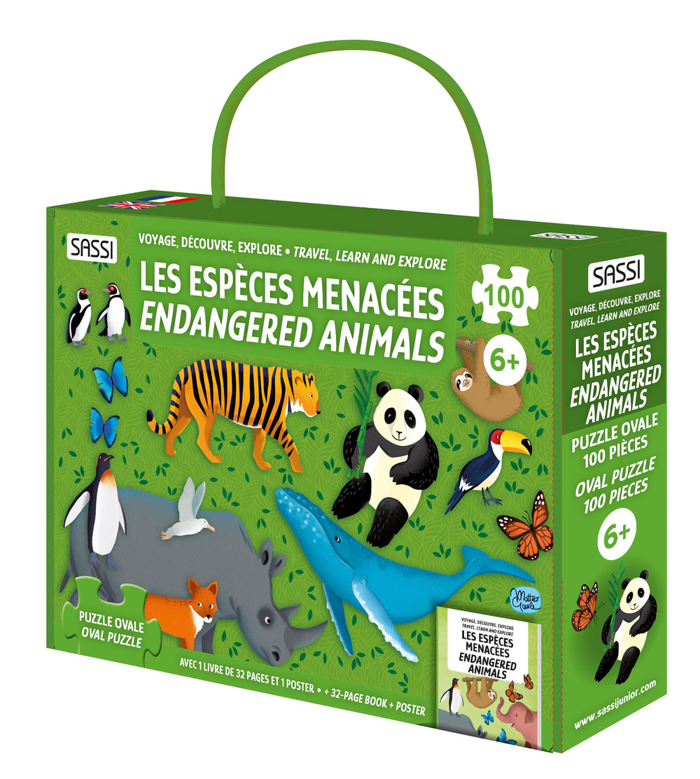 Les espèces ménacées. Voyage, découvre, explore- Endangered animals. Travel, learn and explore
